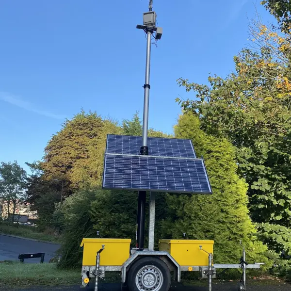 Solar IP tower on road networks.
